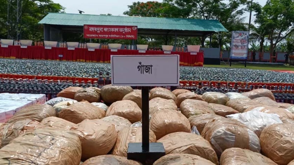 ১২০ কোটি টাকার ভারতীয় মাদকদ্রব্য ধ্বংস করল বিজিবি