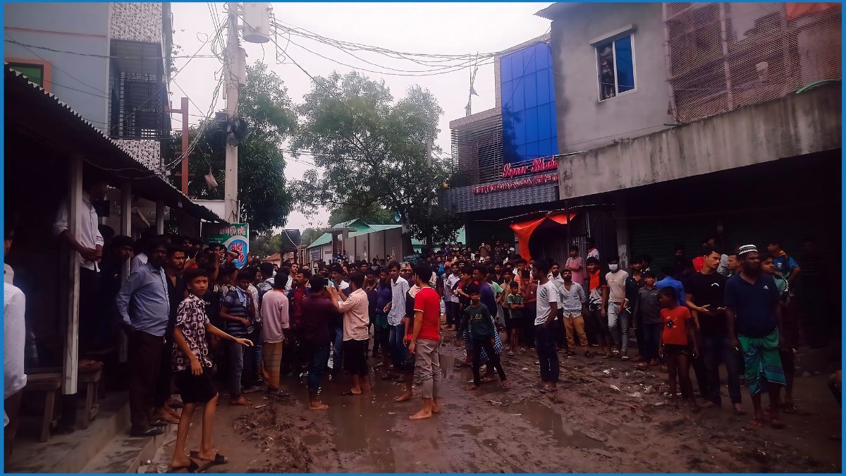 গাজীপুরে শ্রমিকের মৃত্যুর ঘটনায় শ্রমিক-পুলিশ সংঘর্ষ, আহত ৩০