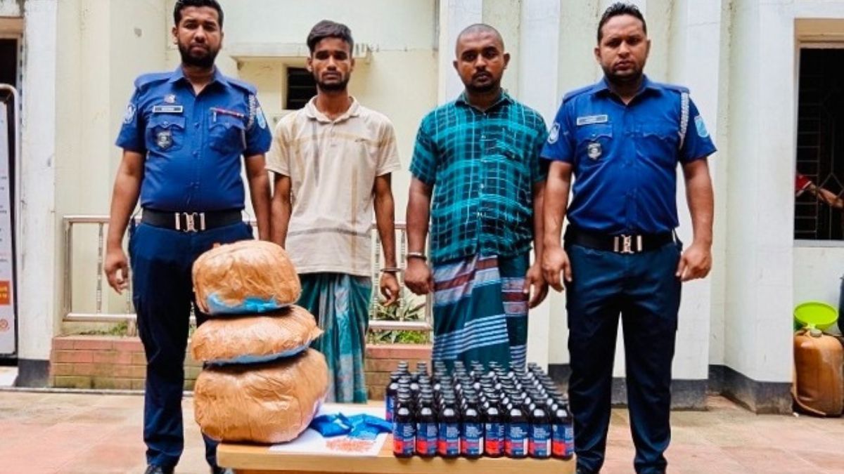 রূপগঞ্জে র‍্যাবের অভিযানে ফেনসিডিল-ইয়াবা-গাঁজাসহ আটক ২
