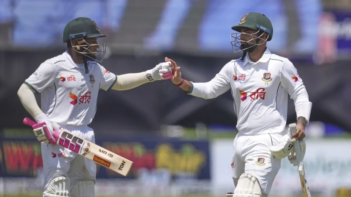 শ্রীলঙ্কার ভুলে এগিয়ে বাংলাদেশ, ব্যাটিংয়ে তাণ্ডব