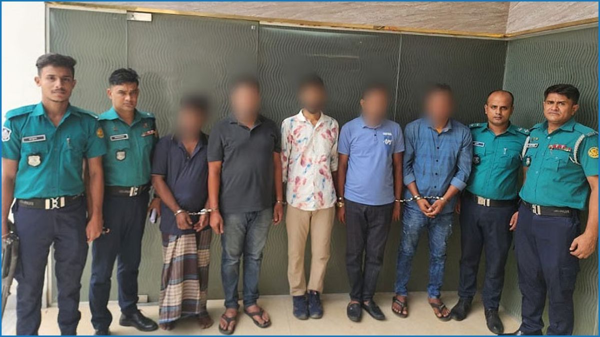 নগদ পরিবেশকের টাকা লুট : সাবেক পুলিশ ও সেনা সদস্যসহ গ্রেপ্তার ৫