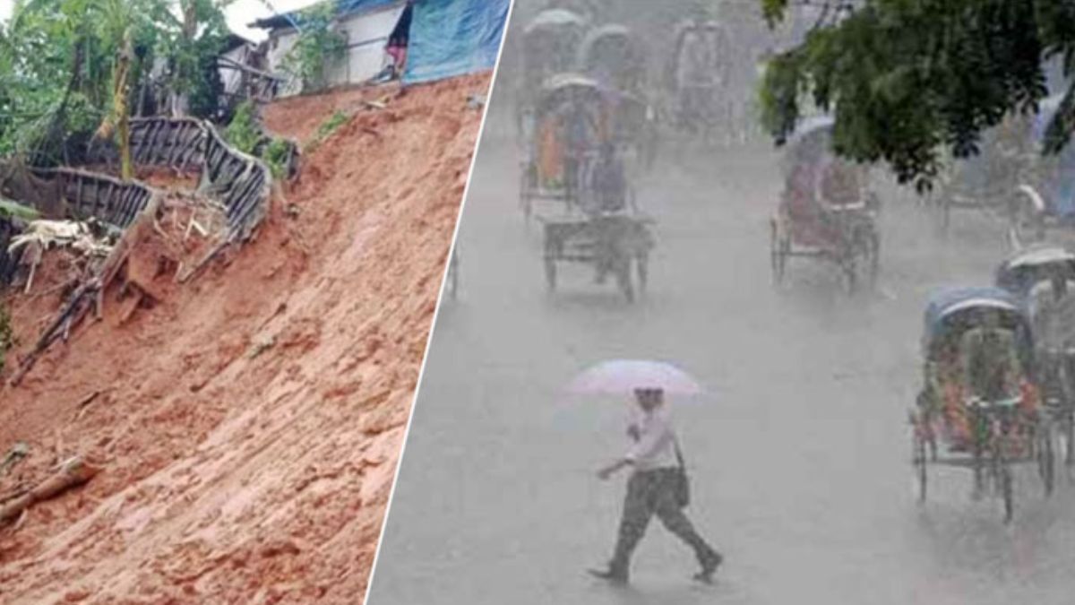 ৩ বিভাগে ভারী বৃষ্টির সম্ভাবনা, ভূমিধ্বসের শঙ্কা