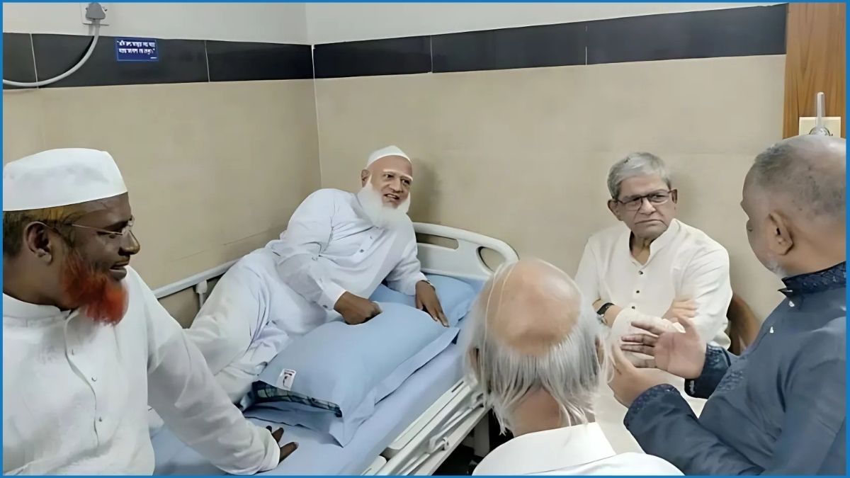 জামায়াত আমিরকে দেখতে হাসপাতালে মির্জা ফখরুল