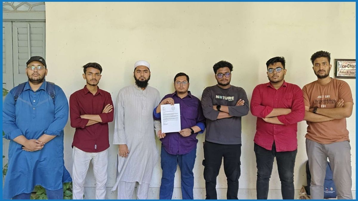 জবিতে দ্বিতীয় ক্যাফেটেরিয়ার দাবিতে স্মারকলিপি দিল আপ বাংলাদেশ