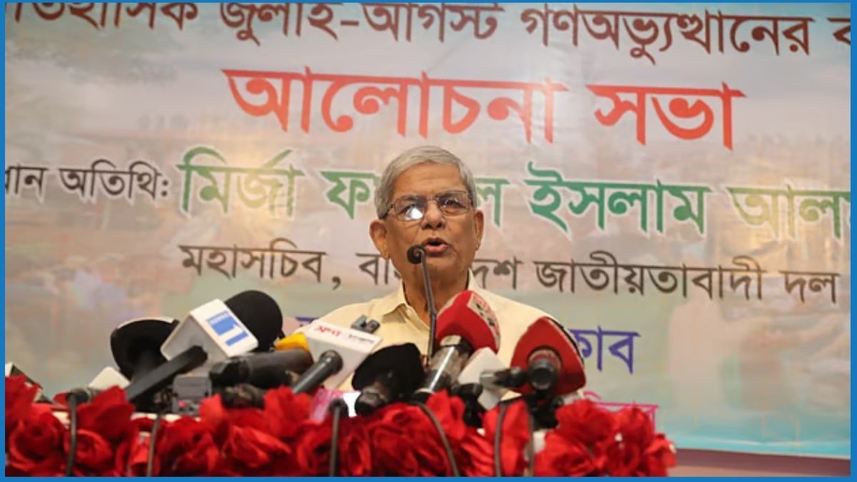 জনগণ আমাদের কাছে এসে সমস্যার কথা বলছে : মির্জা ফখরুল
