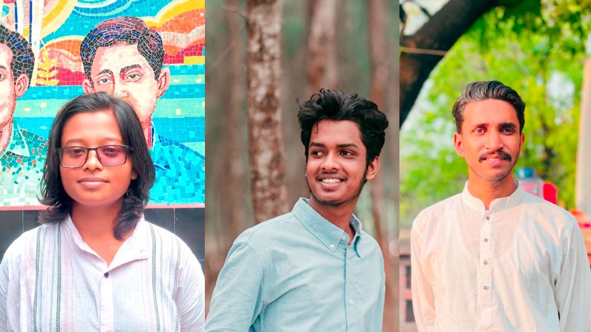 ডাকসু নির্বাচন : মুক্তিযুদ্ধ ও গণঅভ্যুত্থানের চেতনায় নাঈম-অনয়-অদিতি প্যানেল