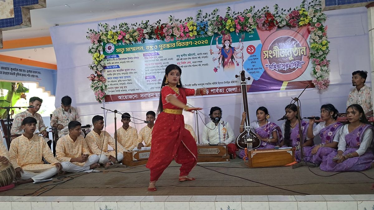 খাগড়াছড়ি ‘লক্ষ্মী নারায়ণ’ মন্দিরে মহালয়া উপলক্ষে নানা আয়োজন