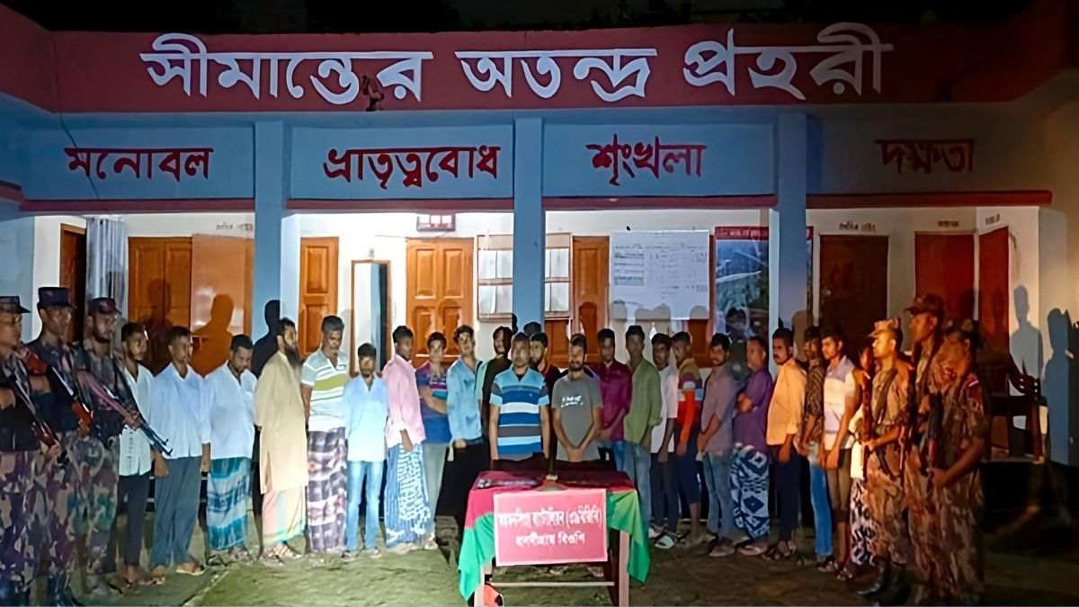 ঝিনাইগাতী সীমান্তে ২৪ বাংলাদেশি আটক, গ্রেপ্তার ২