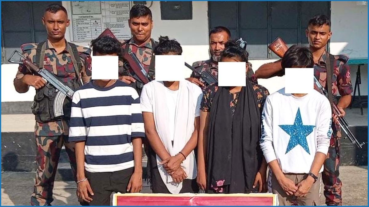 ঝিনাইদহ সীমান্তে ভারতে অনুপ্রবেশের সময় নারী-শিশুসহ ৮ বাংলাদেশি আটক