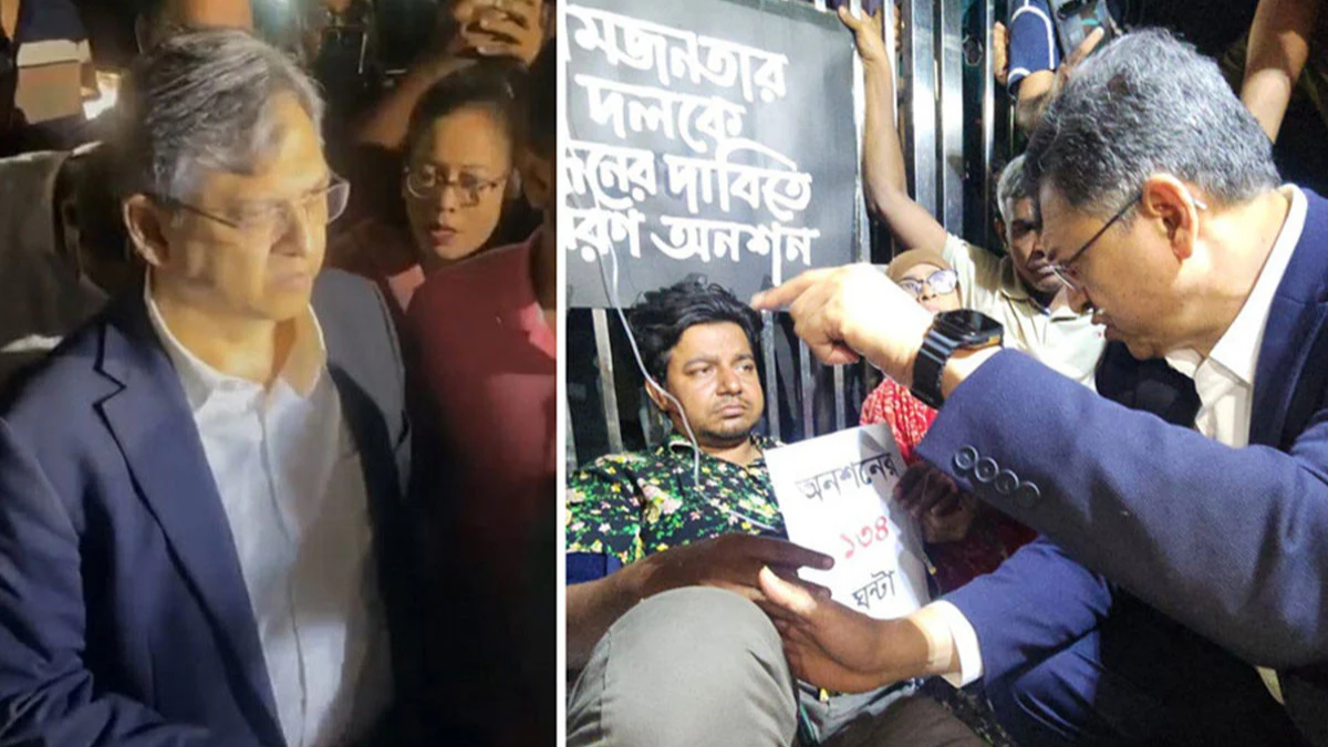 সালাহউদ্দিন আহমদের অনুরোধে ১৩৩ ঘন্টা পর অনশন ভাঙলেন তারেক রহমান