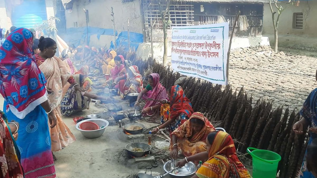 বুনো শাকের রান্না প্রতিযোগিতা ও খাদ্য উৎসব