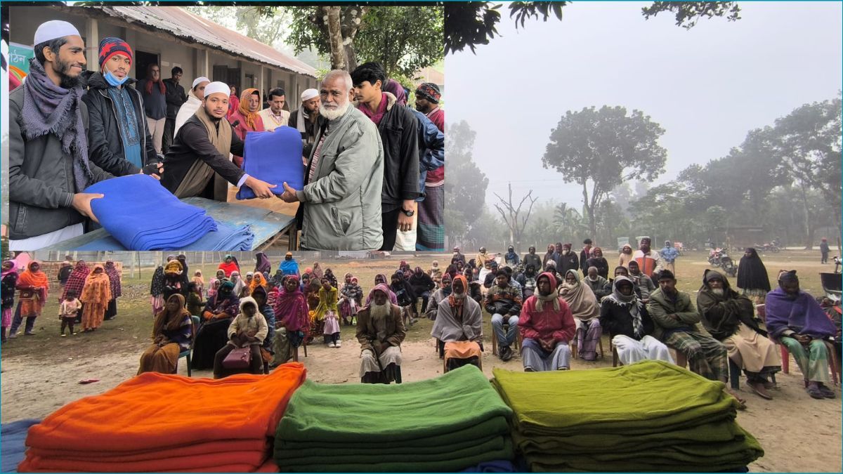 তেঁতুলিয়ার শীতার্তদের পাশে আল-ইত্তেহাদ