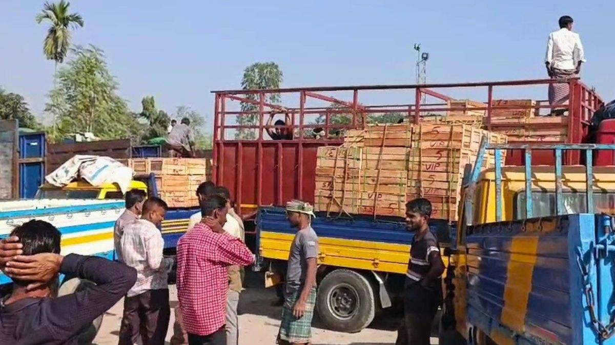 বুড়িমারী স্থলবন্দরে ওভারলোডিং ও ‘কমলা সিন্ডিকেট’র দৌরাত্ম্য