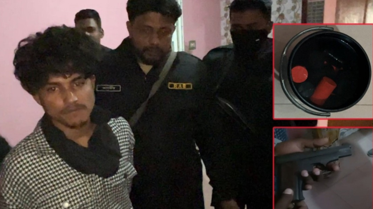 যশোরে শীর্ষ সন্ত্রাসী গোল্ডেন সাব্বির অস্ত্র ও ককটেলসহ গ্রেপ্তার