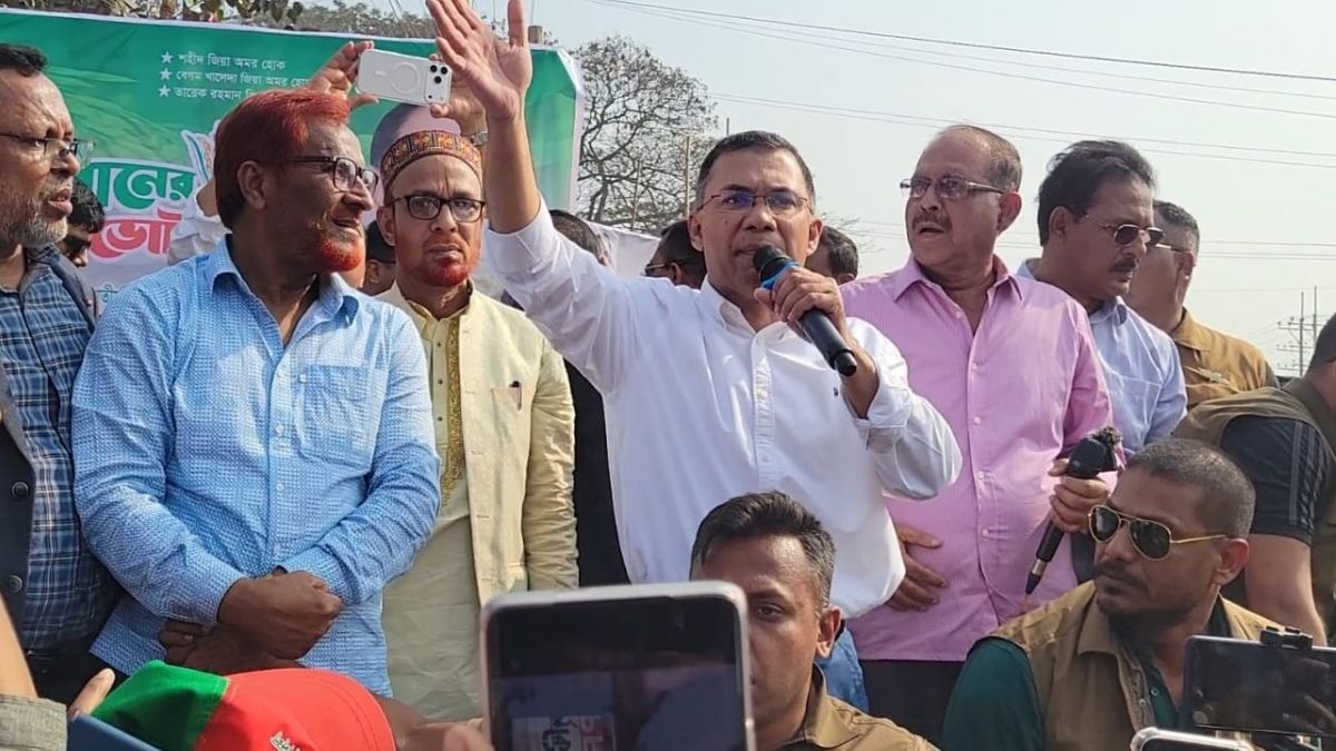 ভোট চেয়ে নির্বাচনের পর আবার আসার প্রতিশ্রুতি দিলেন তারেক রহমান