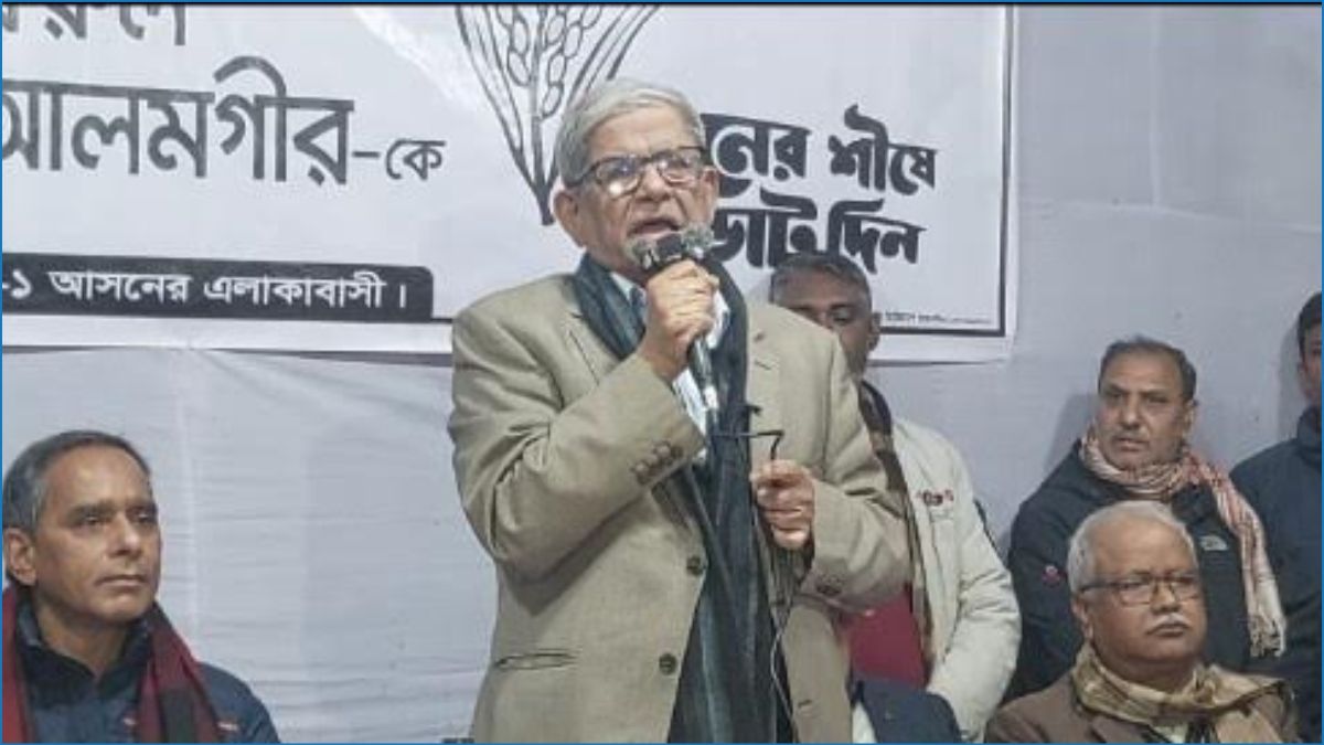 দেশ এগোবে নাকি বিভাজনের দিকে যাবে, সিদ্ধান্ত জনগণের : মির্জা ফখরুল