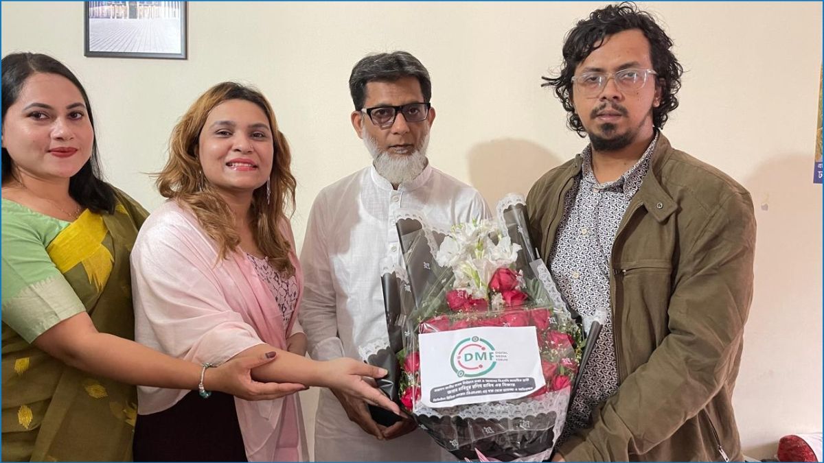 ঢাকা-৯ আসনের নবনির্বাচিত এমপি হাবিবুর রশিদকে ডিএমএফের শুভেচ্ছা