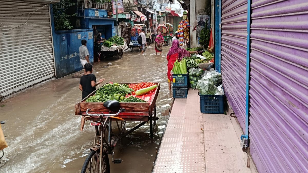 সবজির বাজারে বৃষ্টির বাগড়া, বেগুন-কাঁকরোলের দামে সেঞ্চুরি