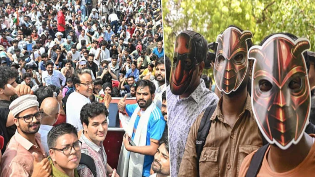 ককরোচ জনতা পার্টির বিক্ষোভে উত্তাল দিল্লি, নিরাপত্তা জোরদার