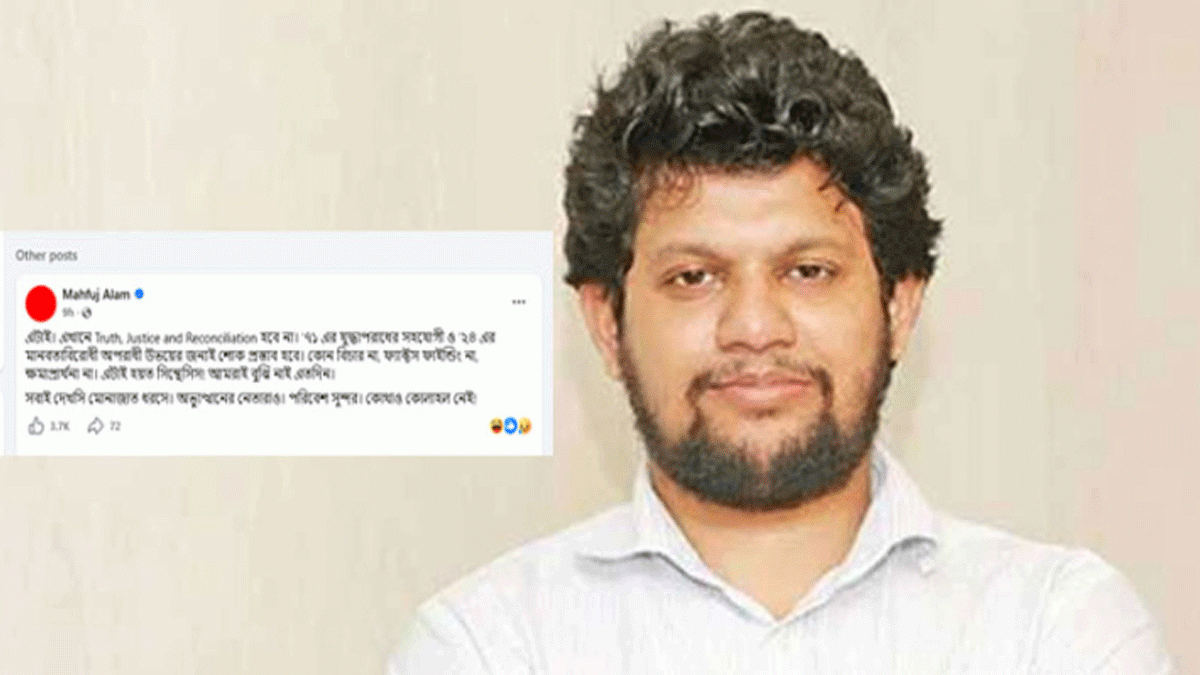 এটাই হয়তো সিন্থেসিস: মাহফুজ আলম