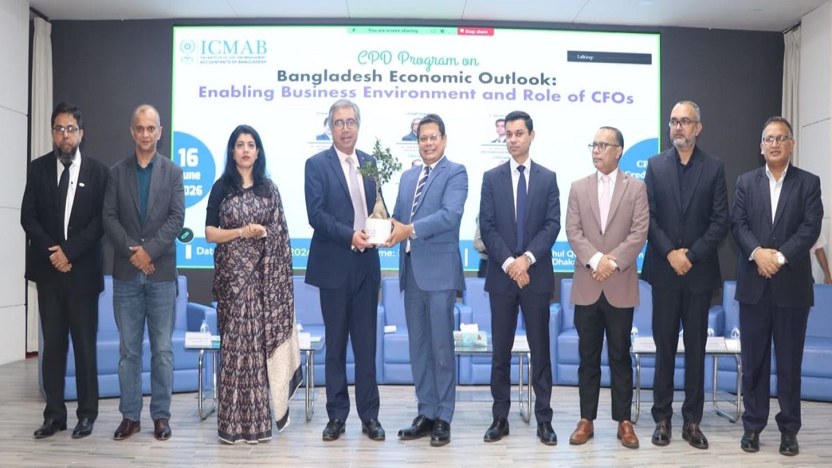 ব্যবসাবান্ধব পরিবেশ গঠনে সিএফওদের ভূমিকা অপরিহার্য: আইসিএমএবি