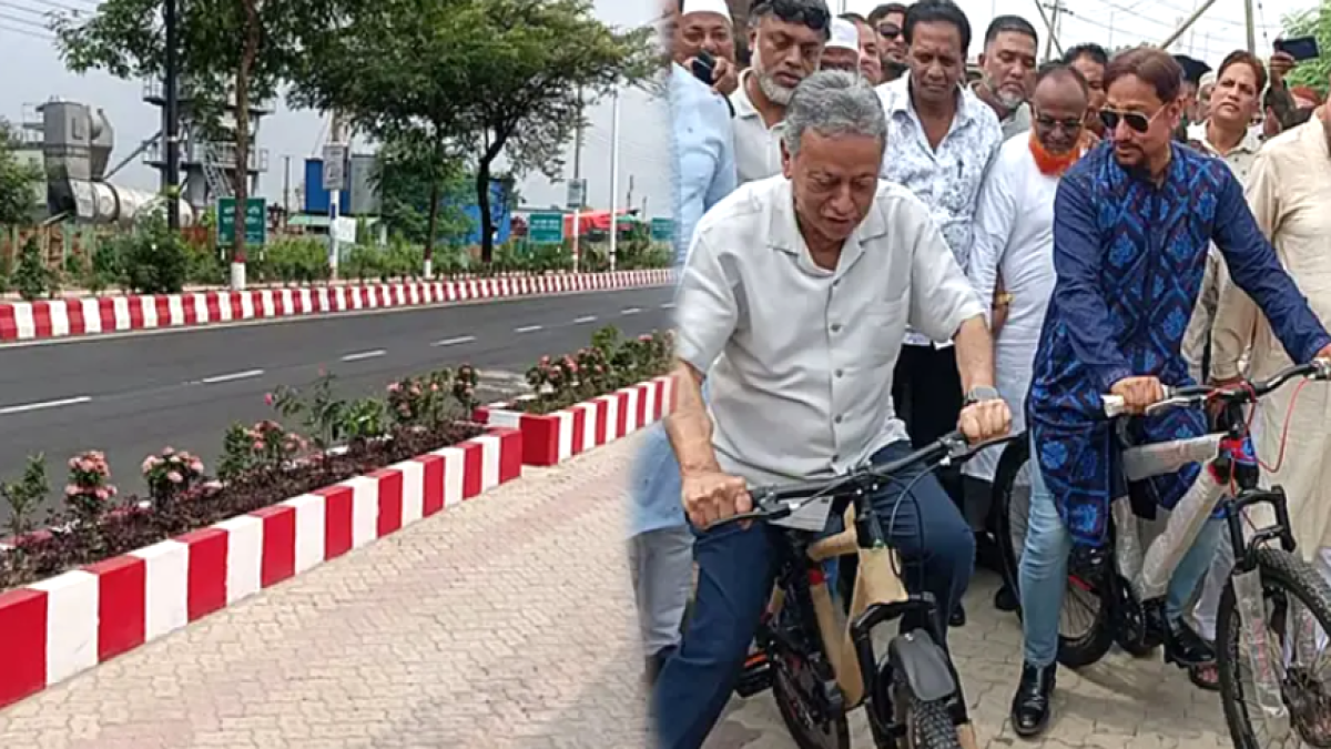 দেশের প্রথম চার লেন সাইকেল ট্র্যাক চালু চট্টগ্রামে