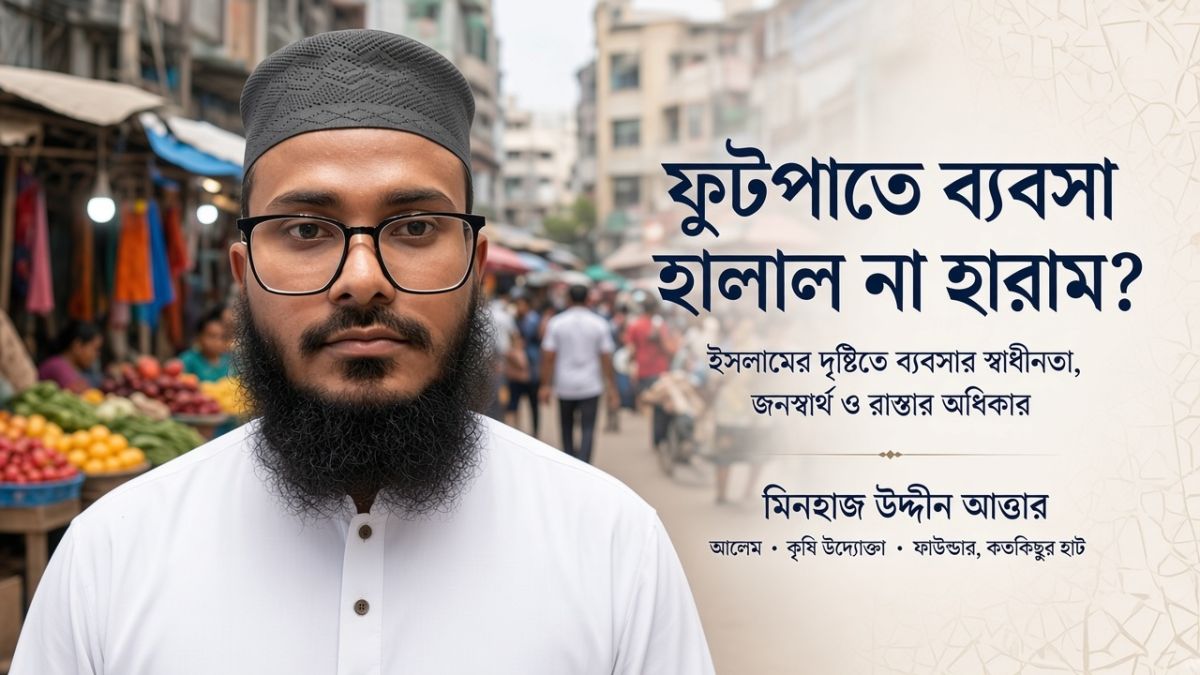ইসলামে ব্যবসার স্বাধীনতা, জনস্বার্থ ও রাস্তার অধিকার